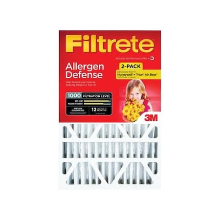 B & K B & K NADP03-2PK-2 20 x 25 x 4 in. 1000 Performance 11 MERV Rating Air Filter - 4592192